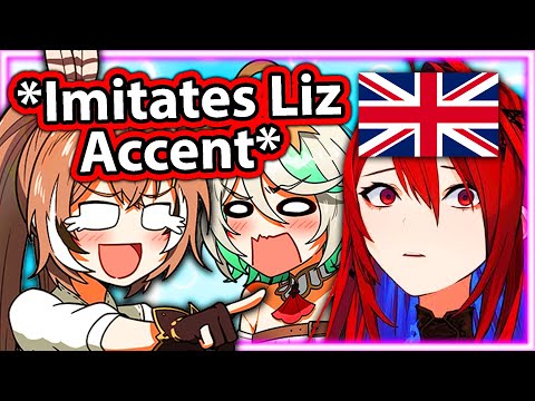 Mumei Making Fun of Liz Accent and Being a Menace to Cecilia 【Hololive】