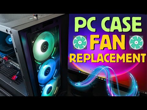 PC Case Fan Replacement / Install (LTC 3-Pack Fans on Corsair 4000D Airflow Case)