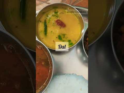 South Indian Lunch Meals/Thali/ Tomato Soup / Lunch Ideas #shorts #indianfood