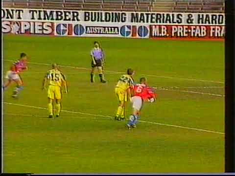 Melbourne Knights v Brisbane Strikers, Round 19 1996/97 NSL