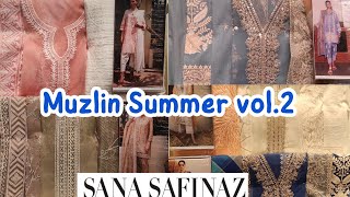 Sana Safinaz Muzlin Summer Vol.2 ❤️حسین کلیکشن❤️