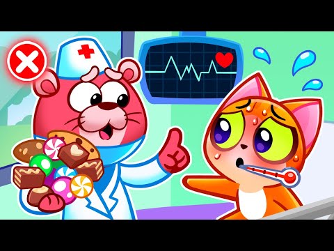 Doctor Health Checkup 👨‍⚕️ Learn About Danger of Sweets 🍬 Good Habits 🩺+ More Stories 😻Purr-Purr