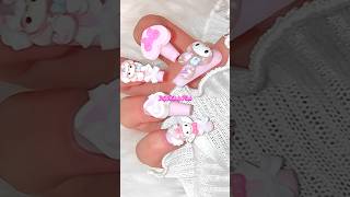 My Melody Nails ♡ #nailart #nailtutorial #mymelody #explore #trendingshorts