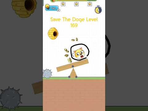 Save The Doge Level 169 3 STARS Gameplay. #savethedoge #gameplay #mobilegame #walkthrough #shorts