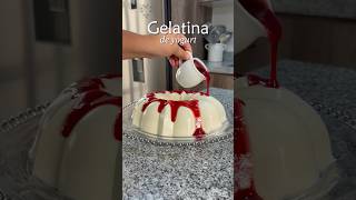 Gelatina de yogurt