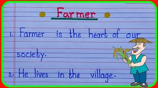 10 lines Essay on Farmer in English | farmer essay in English| essay on farmer in English