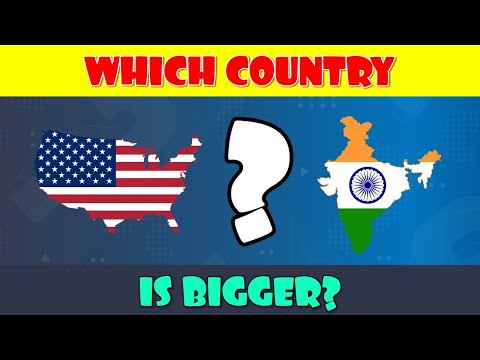 Guess the Bigger Country by Area Quiz