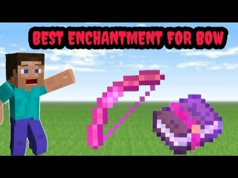 #minecraft #shorts #youtubeshorts BEST ENCHANTMENT FOR BOW