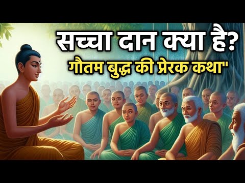 सच्चा दान क्या है? गौतम बुद्ध की प्रेरक कथा | गौतम बुद्ध कहानी | गौतम बुद्ध | बुद्ध कथा | बुद्ध