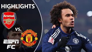 PENALTIES ➡️ ELIMINATION 👀 Arsenal vs. Manchester United | FA Cup Highlights | ESPN FC