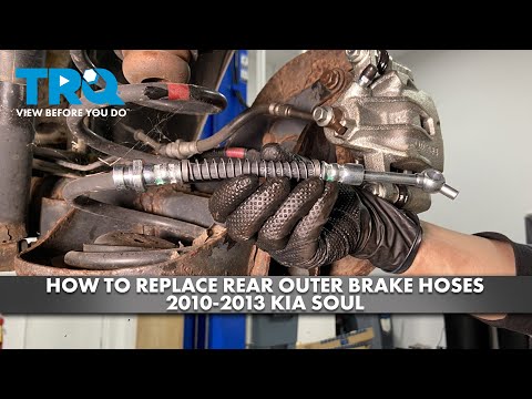 How to Replace Rear Outer Brake Hoses 2010-2013 Kia Soul