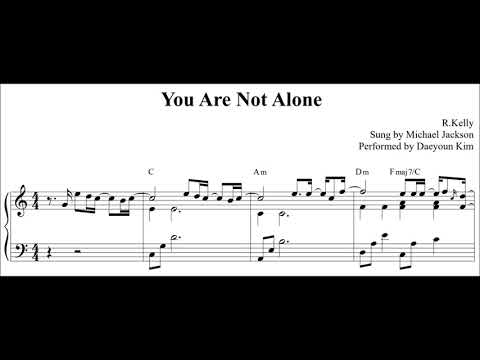 You Are Not Alone (sheet music)