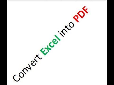 How to convert Excel file into PDF 🤔🤔