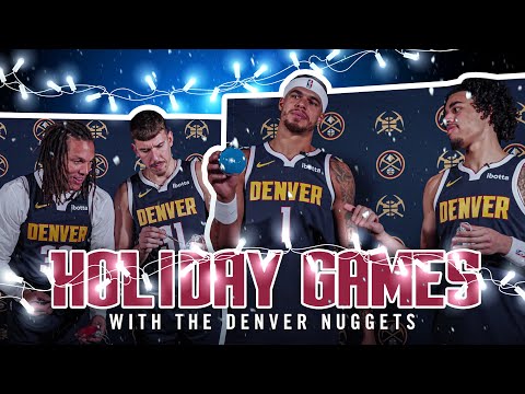 The Denver Nuggets Paint Ornaments, "Build" Gingerbread Houses & More!