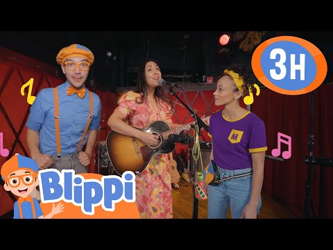 🎸 Music Magic with Blippi, Meekah & Sonia De Los Santos! Woah! 🎤🎉 | Blippi | Kids TV Shows