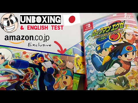 🇯🇵 Unboxing rockman.exe advance collection with amazon exclusive postcards megaman battle network