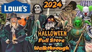 LOWES Halloween Decor NEW 2024 Store Walkthrough (Best Animatronics Yet?)