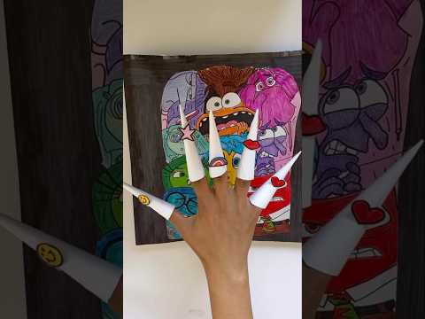 Paper nails blind bag 3! #papernails #blindbag #insideout2 #diy #asmr