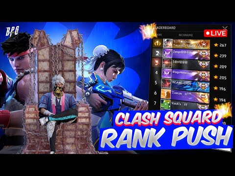 CLASH SQUARD RANK PUSH WITH  @thalaivigaming   & @KABILROYFFMrGRANDMASTER 😍😍 #freefire