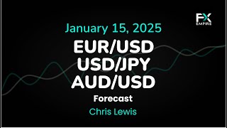 EUR/USD, USD/JPY, AUD/USD Price Forecast Today: Euro, Yen, Dollar Technical Analysis (January 15)