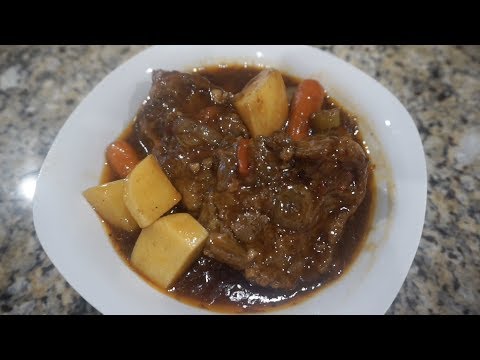 The Best Oxtail Stew In The Crock Pot | Crock Pot Recipes | Southern Smoke Boss