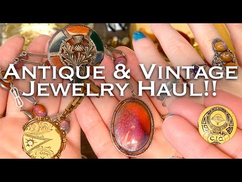 Antique & Vintage Jewelry Haul! ❤️❤️