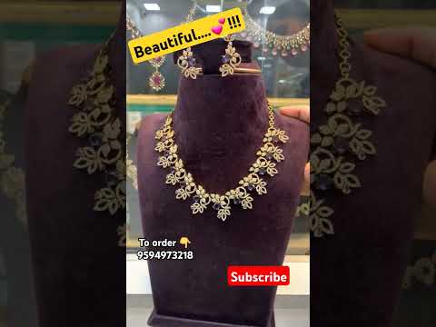 Beautiful Ad necklace @traditionaljewels #ytshorts #youtube #youtubeshorts #yt #song #necklace #dm