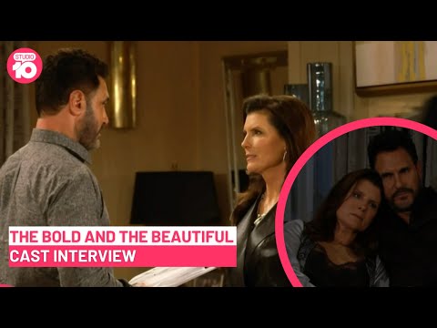 Don Diamont and Kimberlin Brown from The Bold and the Beautiful Speak To Ang | Studio 10