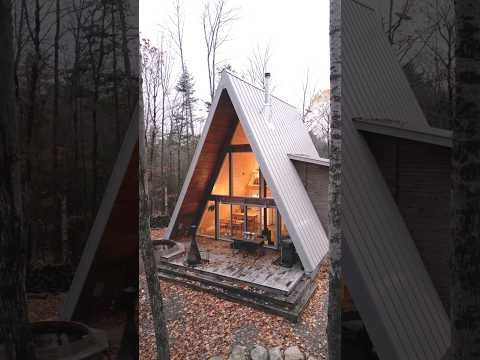 3-Story Luxury A-Frame Cabin w/ Unique Loft! (60 Second Airbnb Tour)