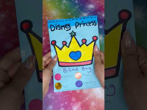 Disney Princess Blind bag! #blindbag#blindbags #disney #papercraft #paper #craft #diy #papersquishy