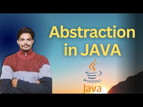 abstraction in java || what is abstract class and abstract methods in Java ||  Abstraction in Java