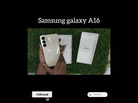 Samsung galaxy A16 unbox video #reels #phoneworld #public #mobileworld #smarthphone