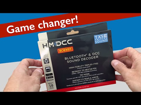 Hornby HM7000 DCC system, amazing low cost DCC sound and Bluetooth control!