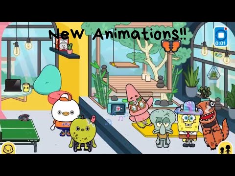 New Animations!!!😻Surprise😮|#youtubevideo #spongebobandfriends #spongebob #tocaboca