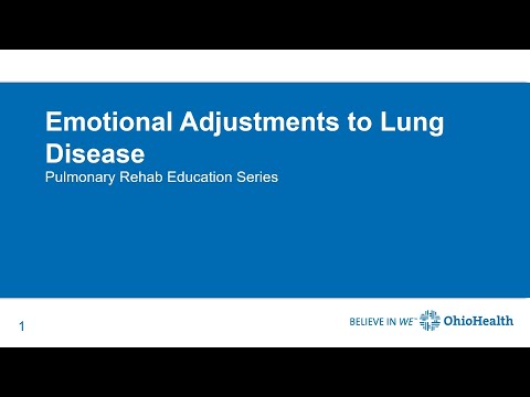 Emotional Adjustments to Lung Disease