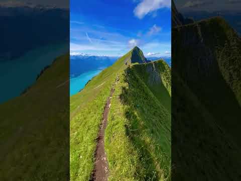 【世界の絶景集】スイス・ブリエンツのハイキングコース🏞️🥾🇨🇭 #スイス旅行 #ハイキング #海外旅行