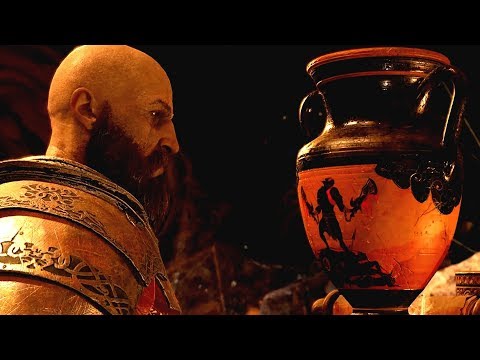 God of War PS4 - Kratos finds Spartan Relics