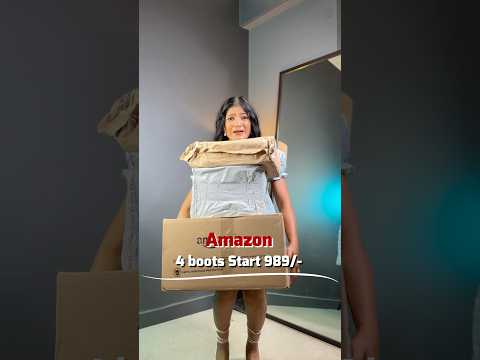 4 amazon boots start 989 #shorts #youtubeshorts #amazon #amazonhaul