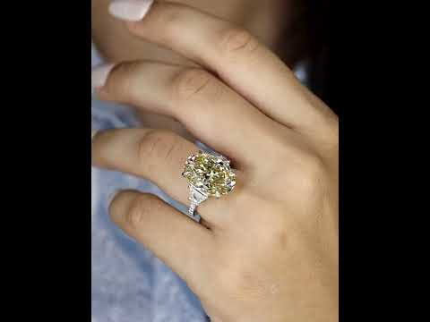 moissanite engagement ring