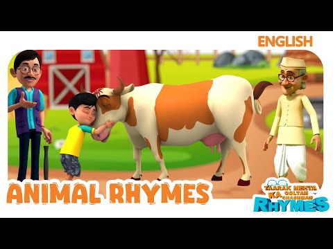 25 Minutes of Animal Rhymes 🦁🐄🐒 | TMKOC English Rhymes