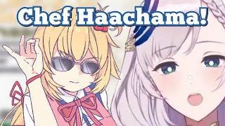 Reine looks up to Chef Haachama's cooking【Hololive Eng Sub】