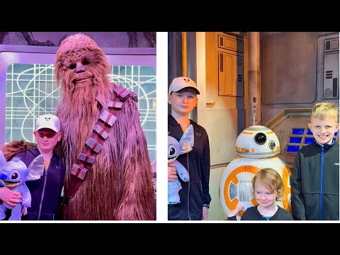 Chewbacca and BB-8 Meet and Greets at Star Wars Launch Bay