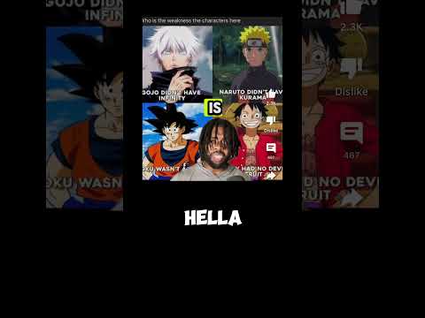 Whos the weakest???  #animehottake #swagkage #seththeprogrammer #mrtommo2304 #dbzimran #six