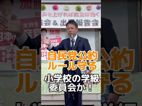 【千葉3区】「ルールを守る」自民党公約は小学校の学級委員会か⁉️  かばさわ洋平千葉市議会議員演説　#政治 #日本共産党 #千葉市議会議員 #千葉市 #市原市