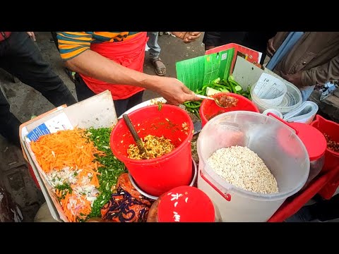 Top 10 Street Food in The World | Amazing Food At Street | Bangladeshi Famous Jhal Muri Wala Tk 10