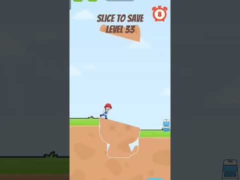 Slice To Save Level 33 Walkthrough. #gameplay #game #shorts #walkthrough #mobilegame #trending