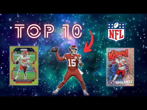 The 10 Most EXPENSIVE Patrick Mahomes Cards 🏈 🐸 #top10 #patrickmahomes #kcchiefs #superbowllix