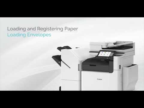 Loading and Registering Paper How-To: Loading Envelopes