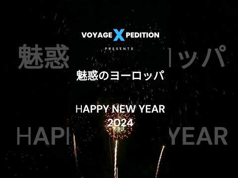 魅惑のヨーロッパ ハッピーニューイヤー 2024 #travel #ヨーロッパ #旅行 # happynewyear2024#firework