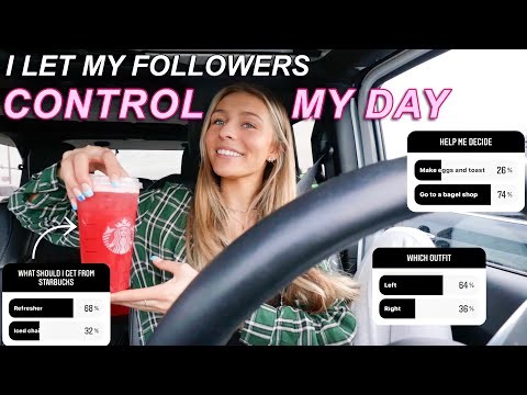 MY INSTAGRAM FOLLOWERS CONTROL MY DAY… | Bailey Dedrick